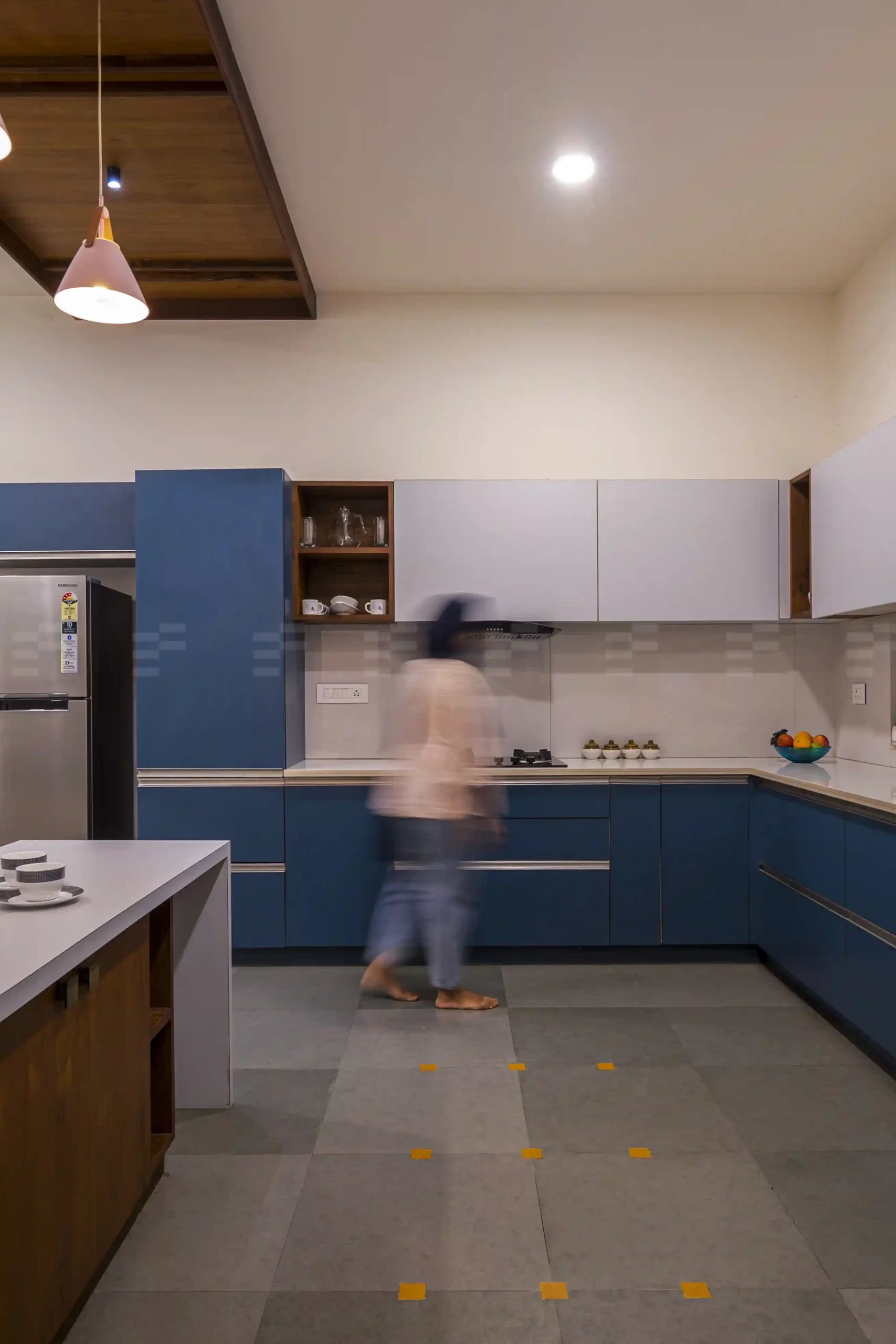 bright kitchen interior malappuram architects