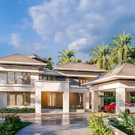 Famous architects in Kerala designed this elegant home blending tradition and modern design.