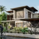 Contemporary house exterior designed by the best architects in Kozhikode