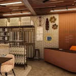 Decor shop interior designed by commercial interior architects in Malappuram