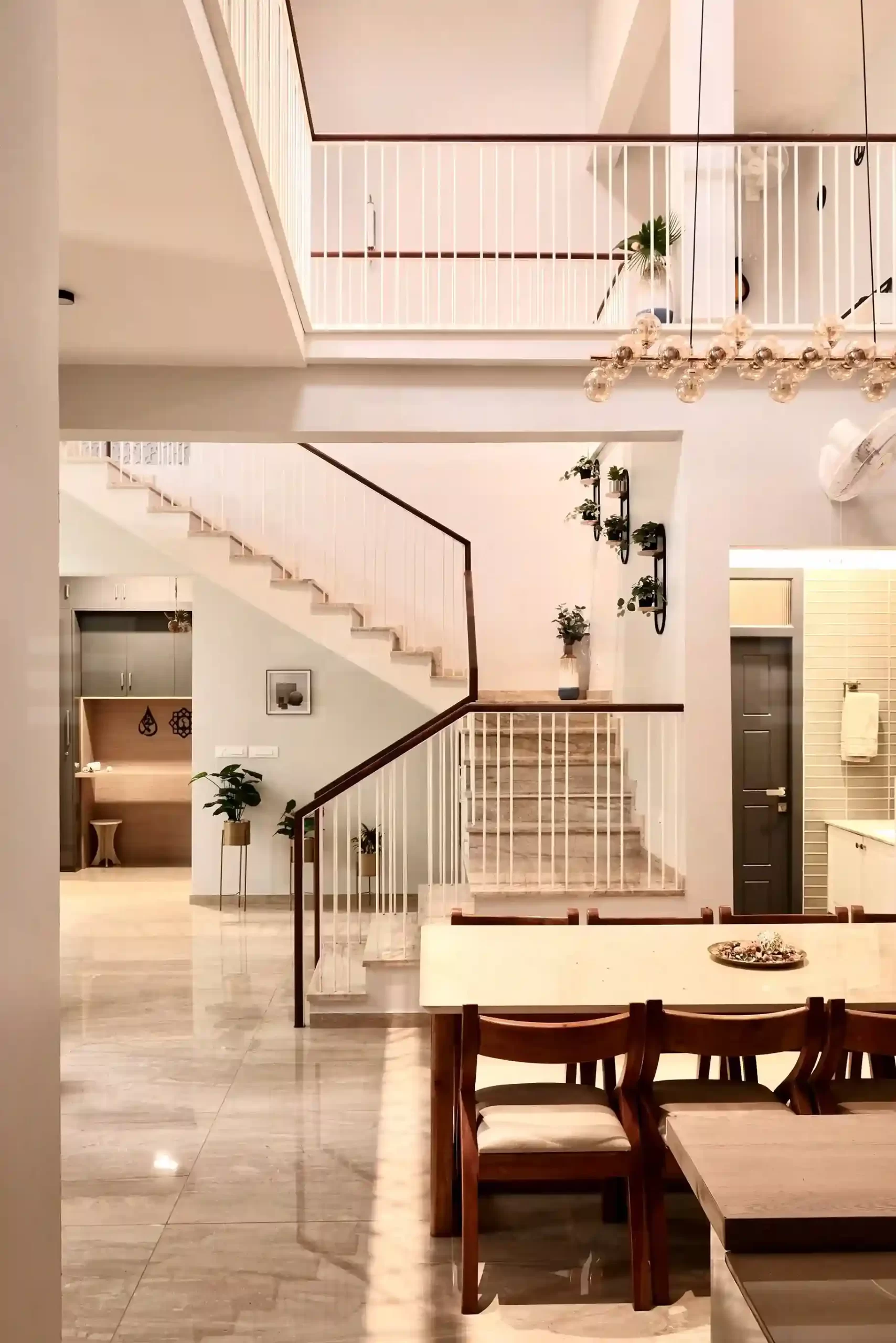 colonial house design in Kottukara, Malappuram, Kerala open layout dining
