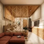 Bedroom interior designed by the best hotel room designers in Kondotty