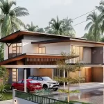 Contemporary home designed by an architectural firm in Malappuram