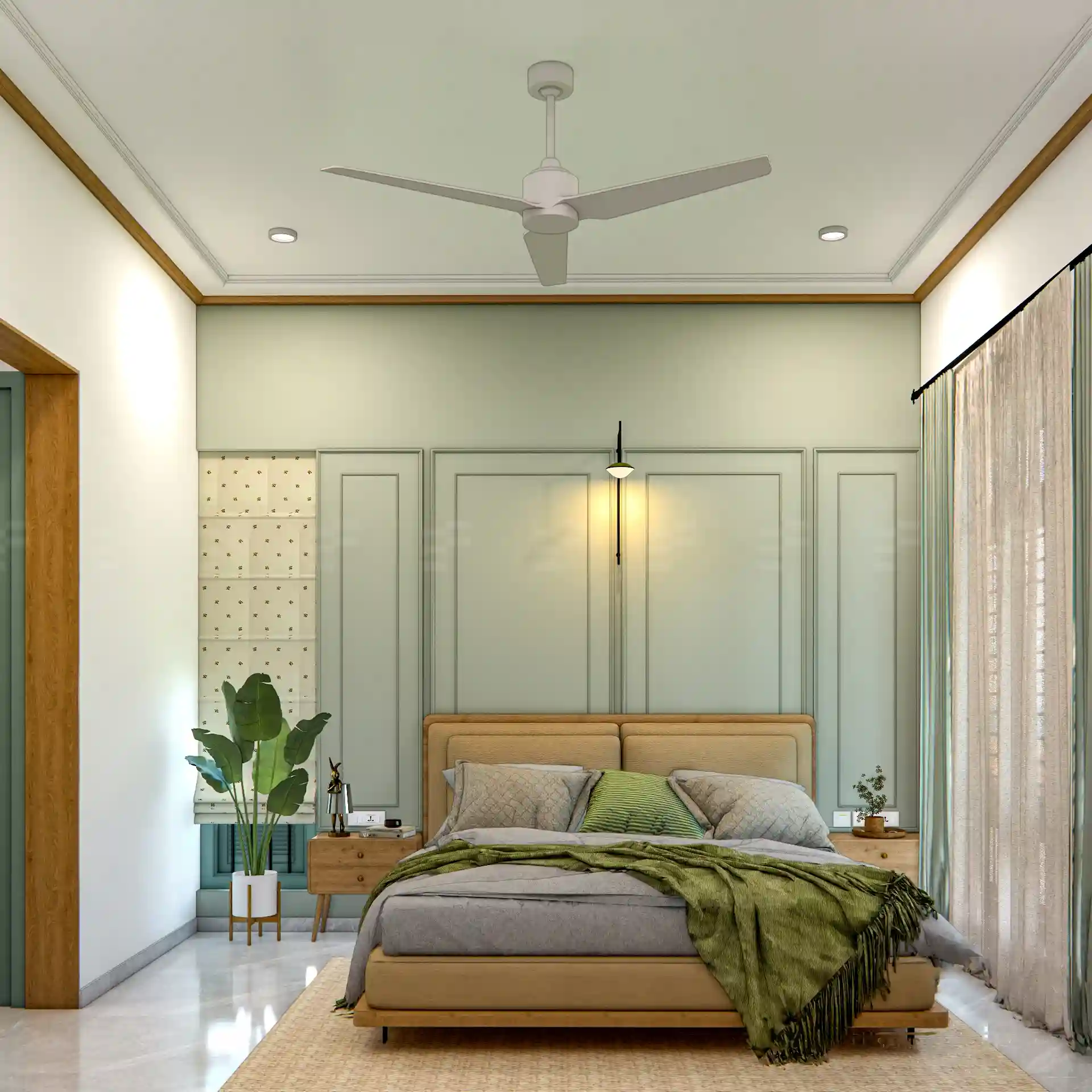 bedroom interior design by sanid residence