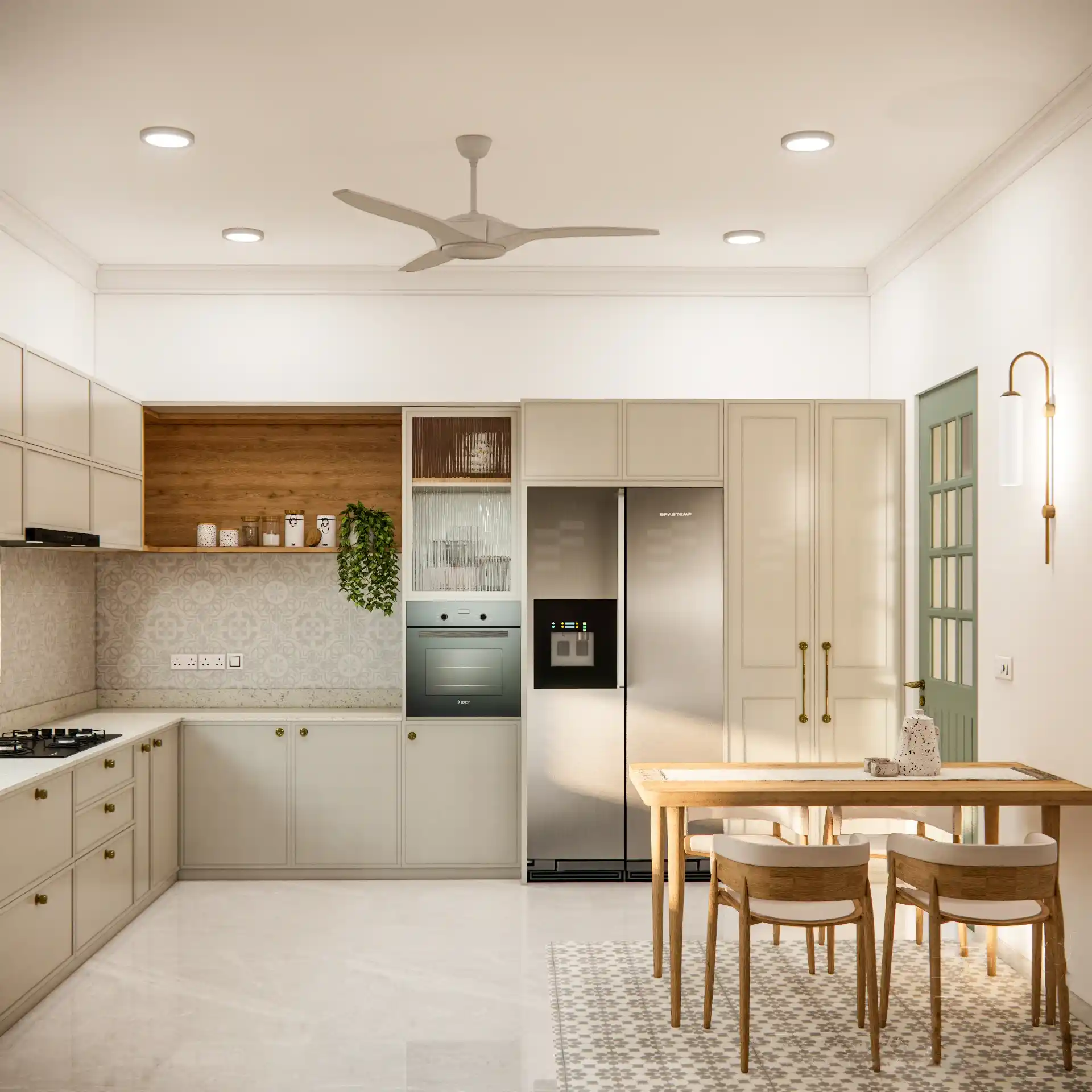 kitchen interior design residence by sanid