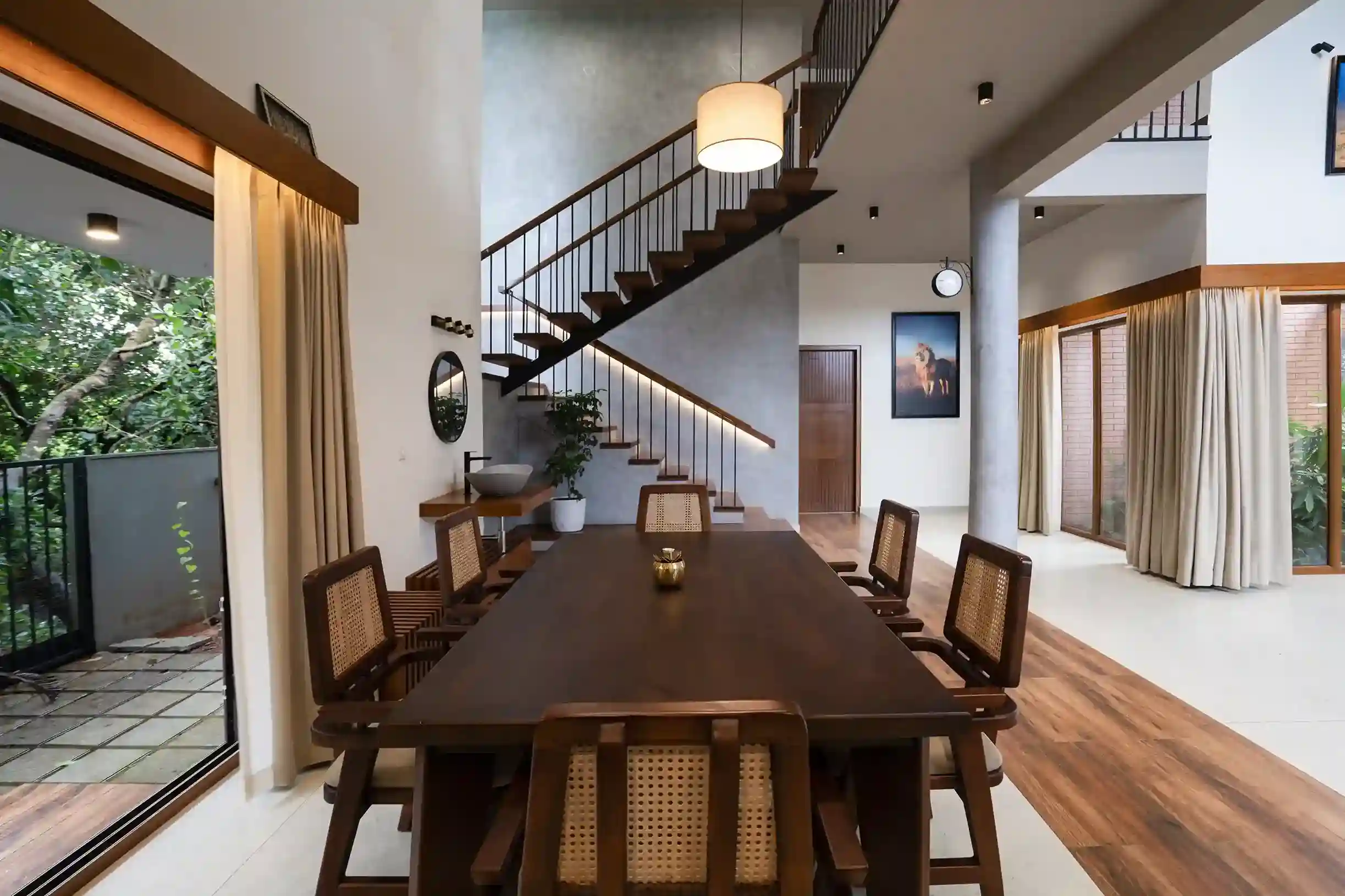 dining space design for amir residence