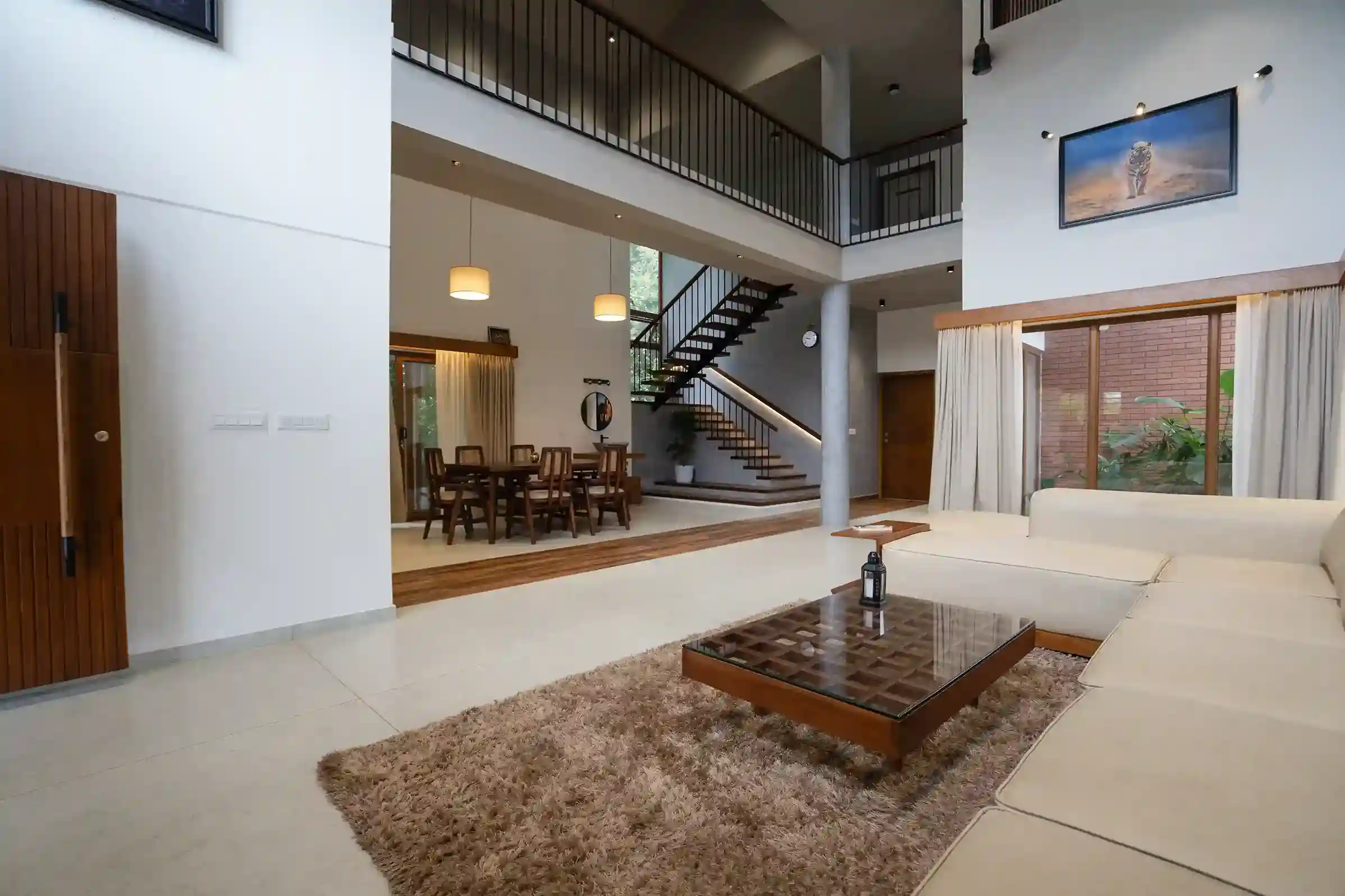 open layout indoor outdoor connection living space