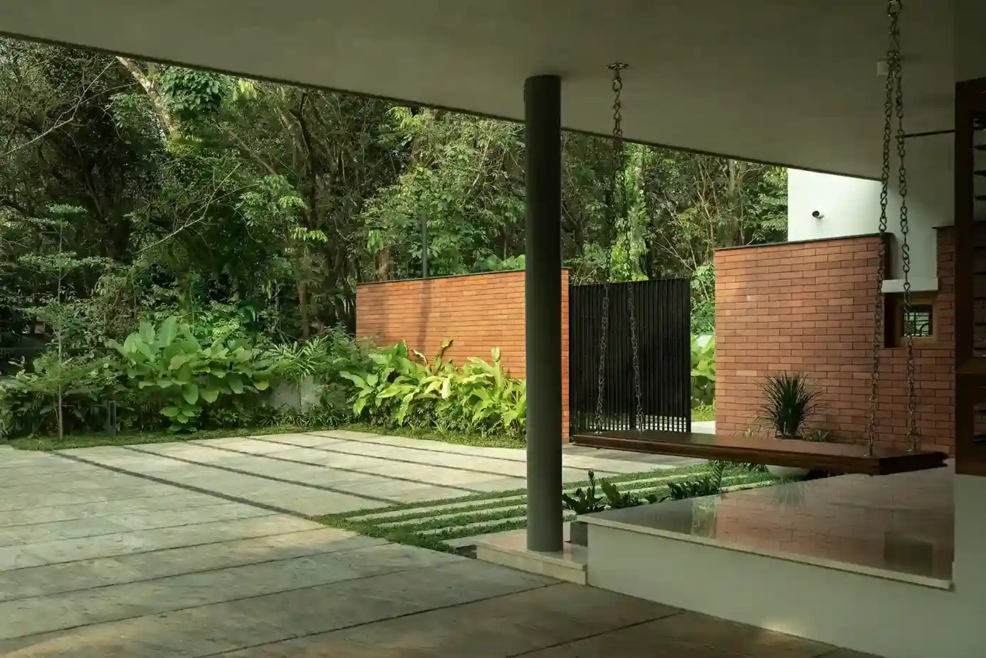 sit out view with lush greenary